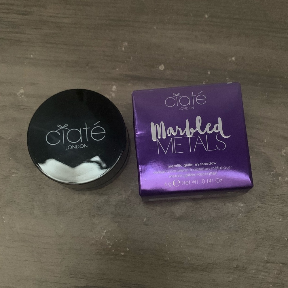 New Ciate London Marbled Metals - Wicked - Metallic Glitter Eyeshadow - Picture 6 of 7